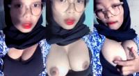 ABG Hijabers SMA Toketnya Gede Banget
