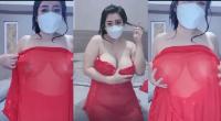 Susu Gede Uting Kak Rachel Red Lingerie