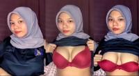 Hijab Nakal Buka Baju Toketnya Bulat