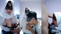 SMA Jilbab Putih Ngewe Aplikasi Bling2