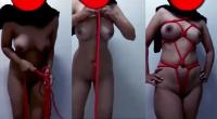 Mahasiswi Hijab Belajar Shibari BDSM