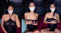 Toket Bulet Jenna Kostum Bunny Transparan