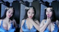 Lingerie Blue Remas Buah Dada