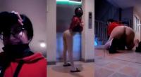 ABG Tiktok Viral Cantik Ekhib di Lorong Apart