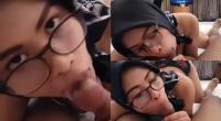 POV Disepong Ukhti Kacamata Hijab Toge