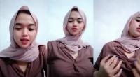 Ukhti Hijabers Cantik Remas Buah Dada Live