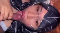 Hijab Enak Banget Crot di Muka