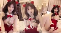 ABG Chindo Cantik Omek Kostum Natal
