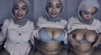 Hijab Jilbab Abu Pamer Toket Gede