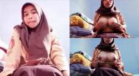 Hijab Pramuka Toket Gede Bulat Basah