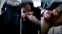 Hijab Hitam Toge Colmek Sange