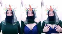 Ukhti Fira Jilbab Baju Hijau