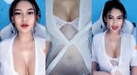 Aoraa Lingerie Putih Pentilnya Coklat Muda